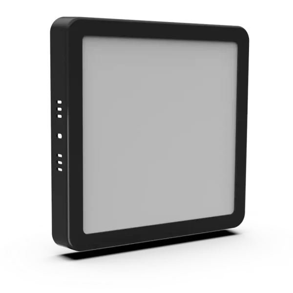 15W 3000K SIVA ÜSTÜ KARE SLIM LED PANEL SİYAH