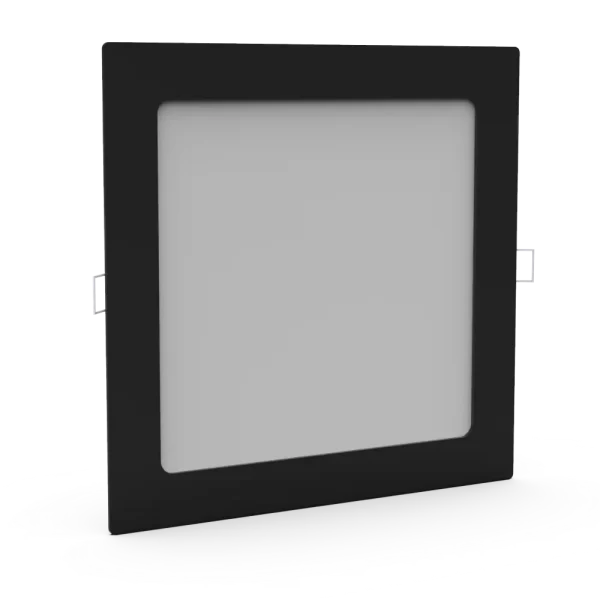18W 3000K KARE SLIM LED PANEL SİYAH