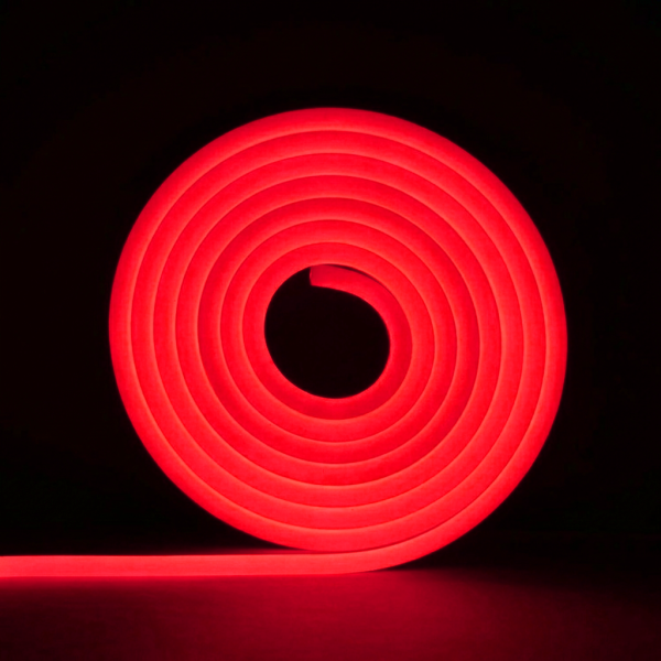 NEON SERIT LED 220V IP65 8x16MM (KIRMIZI) 25 MT