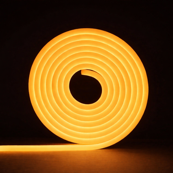 NEON SERIT LED 220V IP65 8x16MM (AMBER) 25 MT