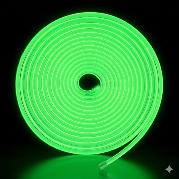 NEON SERIT LED 12V IP65 6x12MM (YESIL)