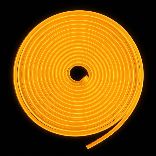 NEON SERIT LED 12V IP65 6x12MM (AMBER)